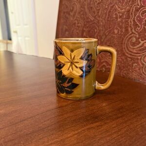 Vintage Otagiri Hand-painted Floral Stoneware Coffee / Tea Mug from Japan